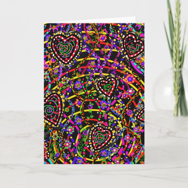 Valentine Art Holiday Card (Front)