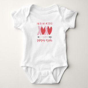 Valentine Baby Clothes   XOXO Hugs and Kisses Cute Bodysuit