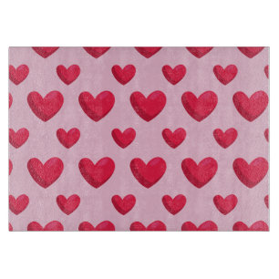 Valentine Background With Heart Love Cutting Board