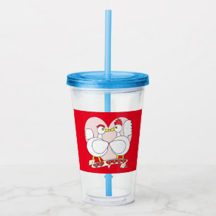 Valentine Be Mine Acrylic Tumbler
