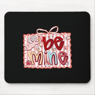Valentine Be Mine Lace Coquette Bow Mouse Mat
