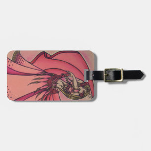 Valentine Belly Dancer Luggage Tag
