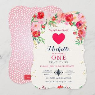Valentine Birthday Invitation