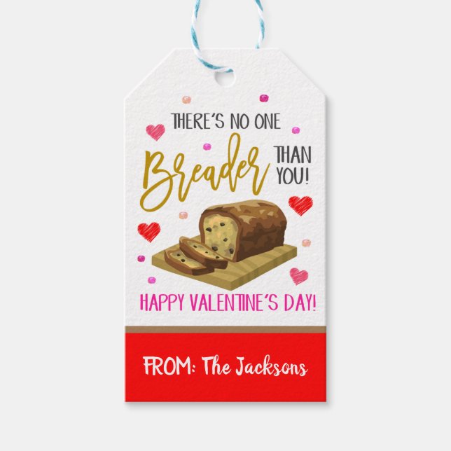Valentine Bread Gift Tag (Front)