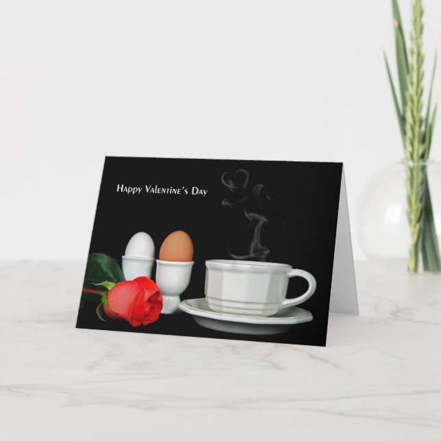 Valentine Breakfast Holiday Card (Front)