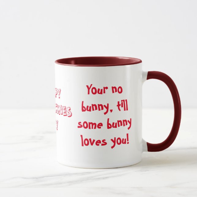 VALENTINE BUNNY LOVE  MUG (Right)