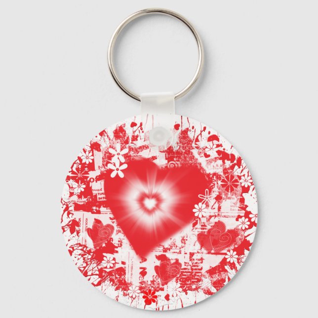 Valentine Burst Key Ring (Front)
