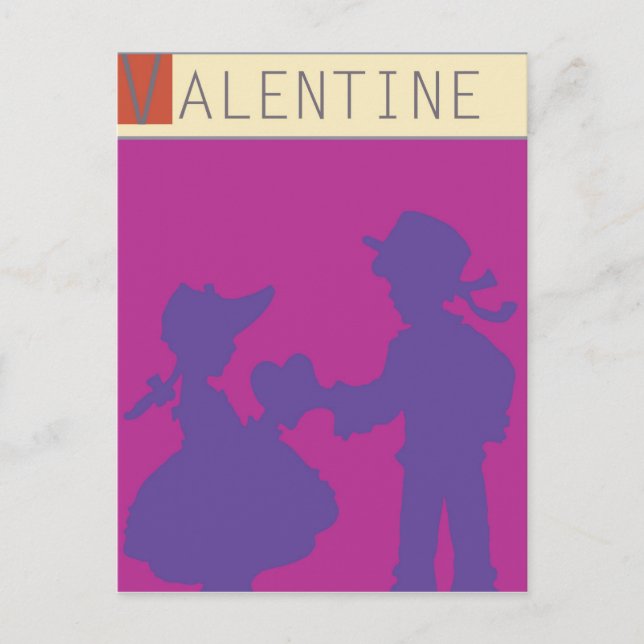 <Valentine> by Steve Collier Holiday Postcard (Front)