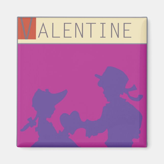 <Valentine> by Steve Collier Magnet (Front)