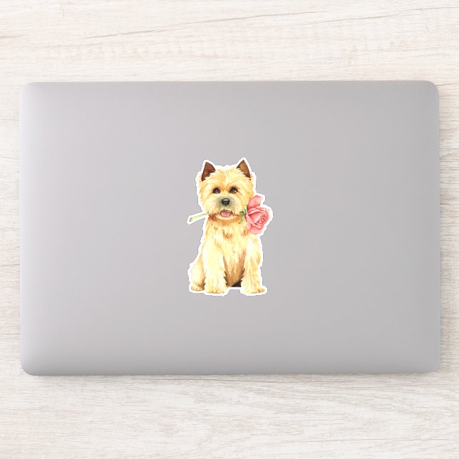 Valentine Cairn Terrier Vinyl (Computer)