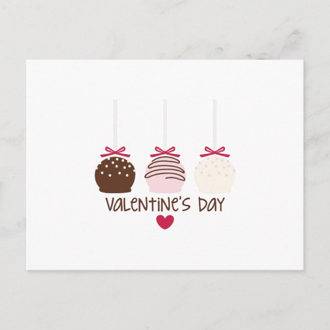 Valentine Cake Postcard (Front)