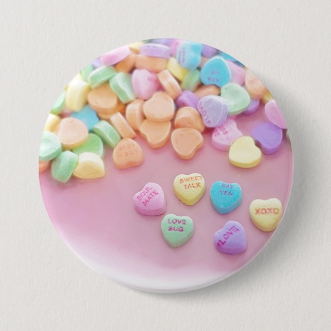 Valentine Candy 7.5 Cm Round Badge (Front)