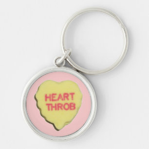 Valentine Candy Heart Key Ring