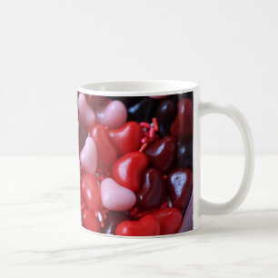 Valentine candy hearts coffee mug