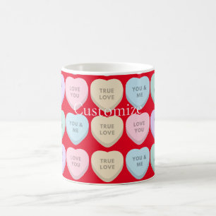 Valentine Candy Hearts Thunder_Cove Coffee Mug