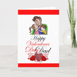 Valentine card for dad