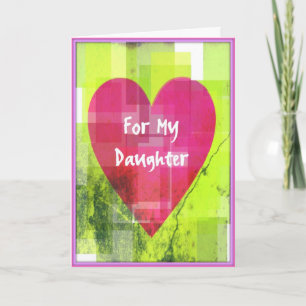 Valentine Card for Daughters