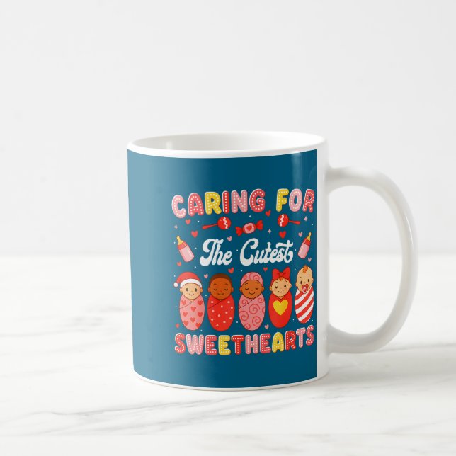 Valentine Caring For The Cutest Sweethearts Nicu N Coffee Mug (Right)