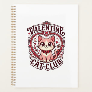Valentine Cat Funny Cat Lover Design - Valentine C Planner