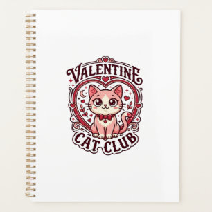 Valentine Cat Funny Cat Lover Design - Valentine C Planner