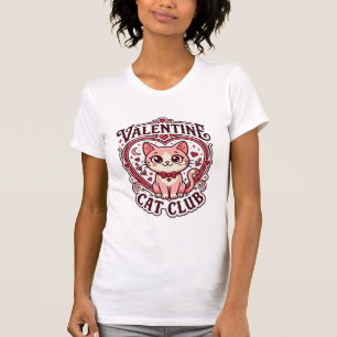 Valentine Cat Funny Cat Lover Design - Valentine C T-Shirt