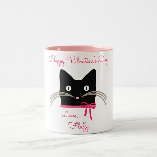 Valentine Cat Mug (Center)