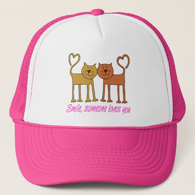 Valentine Cats In Love Hat (Front)