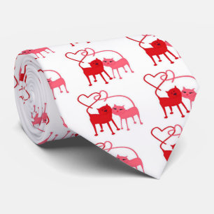 Valentine Cats - Valentine Tie