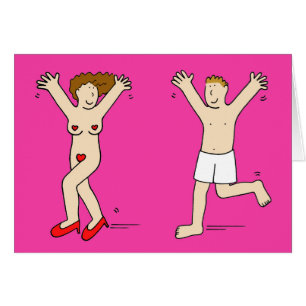 Valentine Chase Couple in Underwear