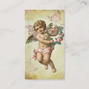 Valentine Cherub Business Card