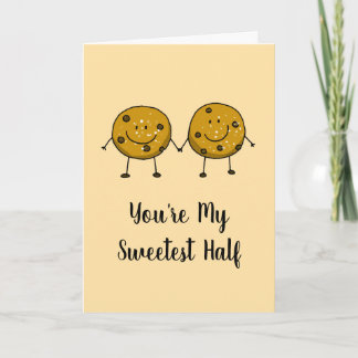 Valentine Chocolate Chip Cookie Pair Card