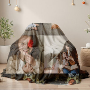 Valentine/ Christmas Gift for her Pet lovers Fleece Blanket