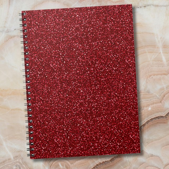 Valentine Classic Trendy Red Glitter Notebook (Creator Uploaded)