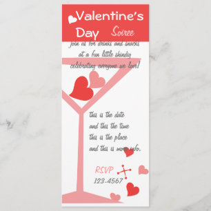Valentine Cocktails Invitation