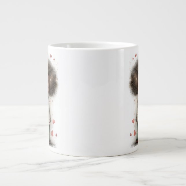 Valentine Coffee Mug – First Kiss Sweet Romance (Front)