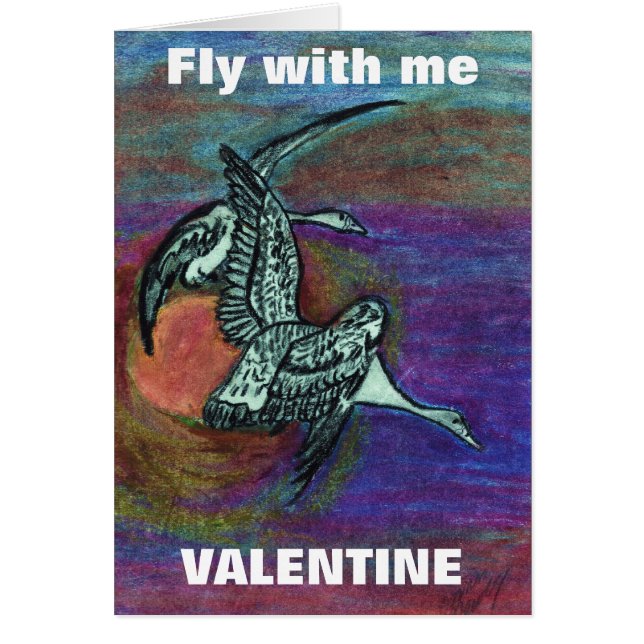 VALENTINE COME VISIT MY DREAMS card (Front)