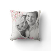 Valentine couple name love pillow