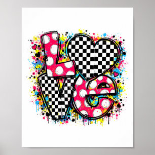 Valentine Couples Love Letter Heart Cute Message R Poster