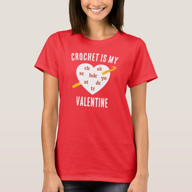 VALENTINE CROCHET T-Shirt (Front)