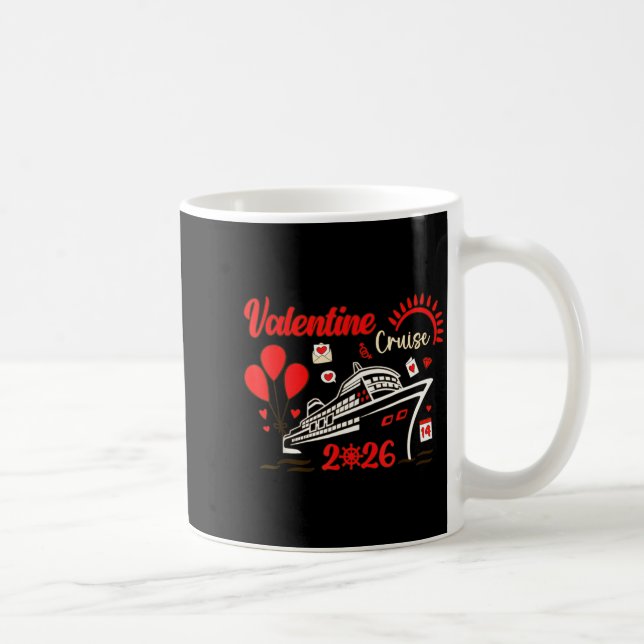 Valentine Cruise 2026 Funny For Couples Matching H Coffee Mug (Right)