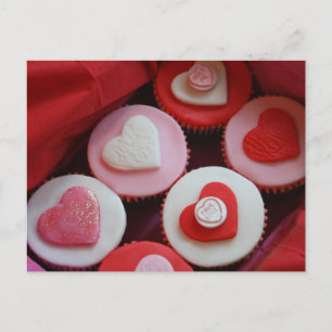 Valentine Cupcakes Holiday Postcard