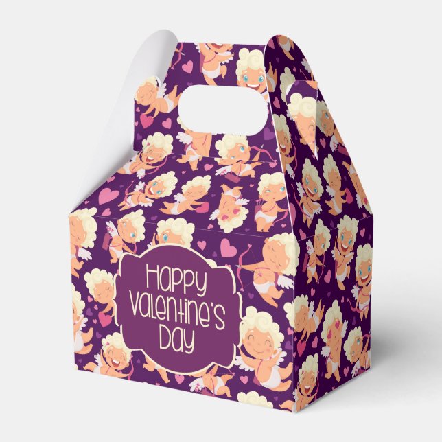 Valentine Cupid Love Favour Box (Front Side)