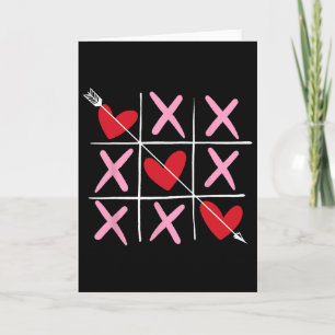 Valentine Cute Heart Arrow Men Women Kids Card