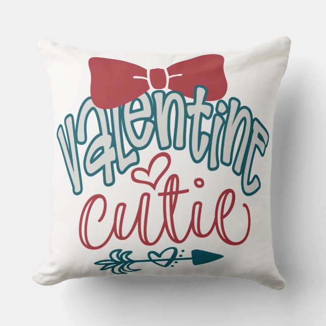 Valentine Cutie Pillow (Front)