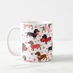 Valentine Dachshund Coffee Mug