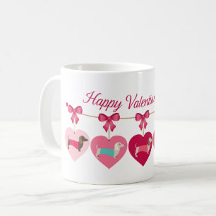 Valentine Dachshund Coffee Mug Gift