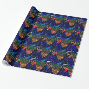 VALENTINE DACHSHUND WRAPPING PAPER