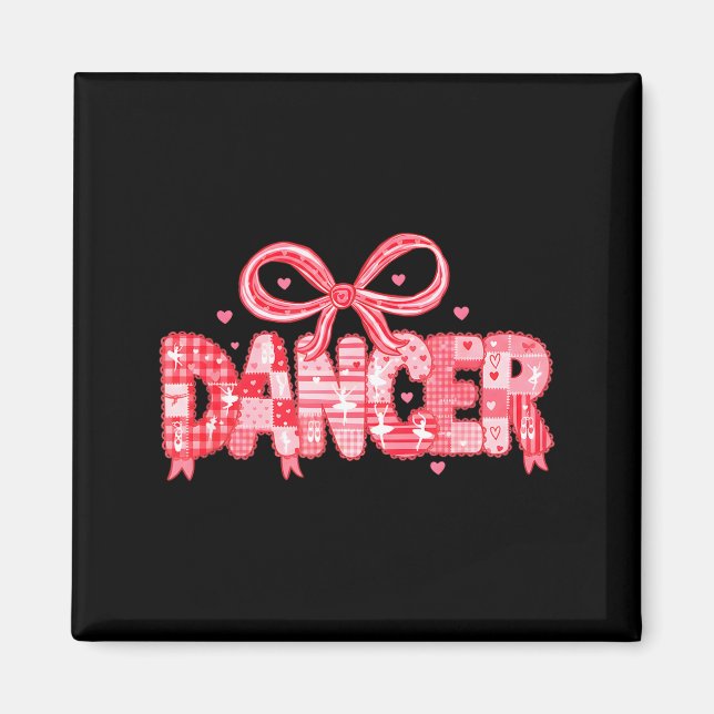 Valentine Dancer Ballet Design  Magnet (Front)