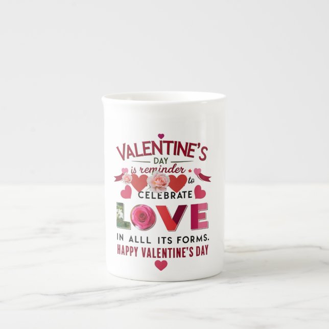 Valentine Day  Bone China Mug (Front)