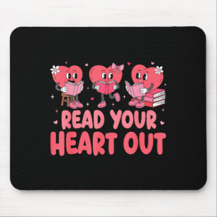 Valentine Day Book Read Your Heart Out Lovers Teac Mouse Mat
